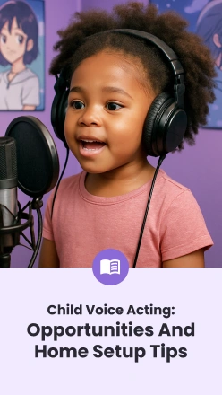 Child Voice Acting: Opportunities and Home Setup Tips