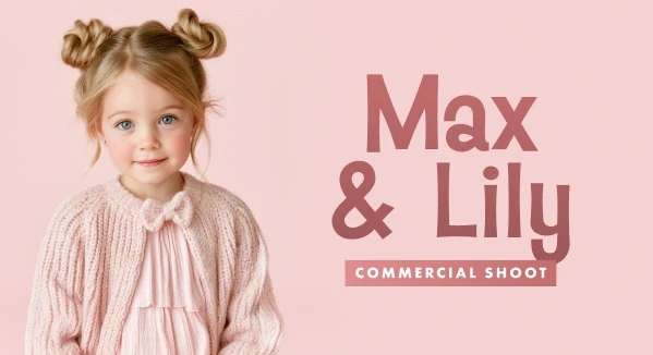 Looking for Kids in Max & Lily Commercial Shoot